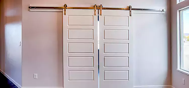 Glass Barn Door with Installation Hardware Kit Palm Harbor